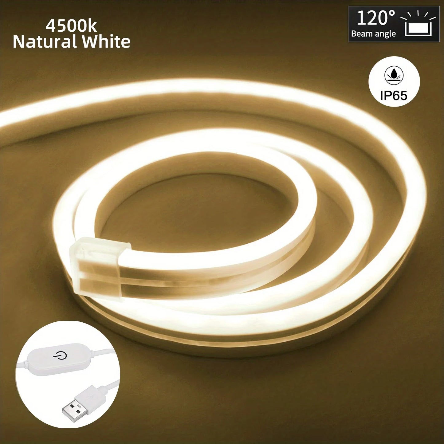 Neon LED Licht Streifen Smart Touch Sensor Schalter Dimmbare Neon Zeichen Flexible Led Band Wasserdichte Seil Rohr Lampe Hintergrundbeleuchtung Dekor So ist Leben