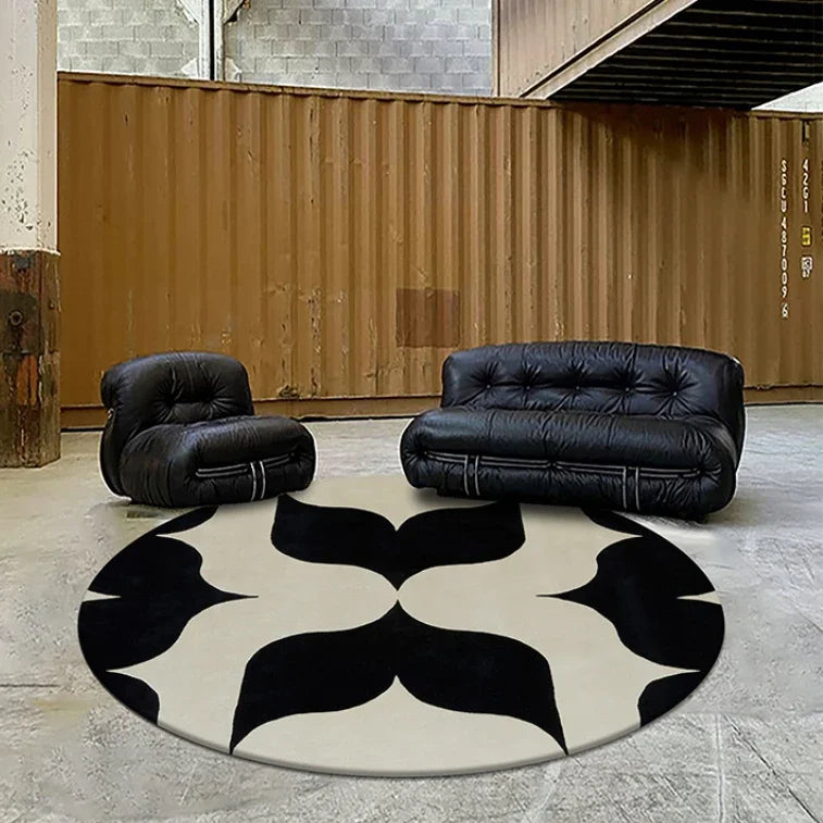 Fluffy Soft Living Room Decoration Carpet Light Luxury Rugs for Bedroom Large Area Round Lounge Rug Home Study Thicken Plush Mat - So ist Leben