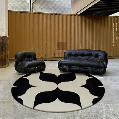 Fluffy Soft Living Room Decoration Carpet Light Luxury Rugs for Bedroom Large Area Round Lounge Rug Home Study Thicken Plush Mat - So ist Leben