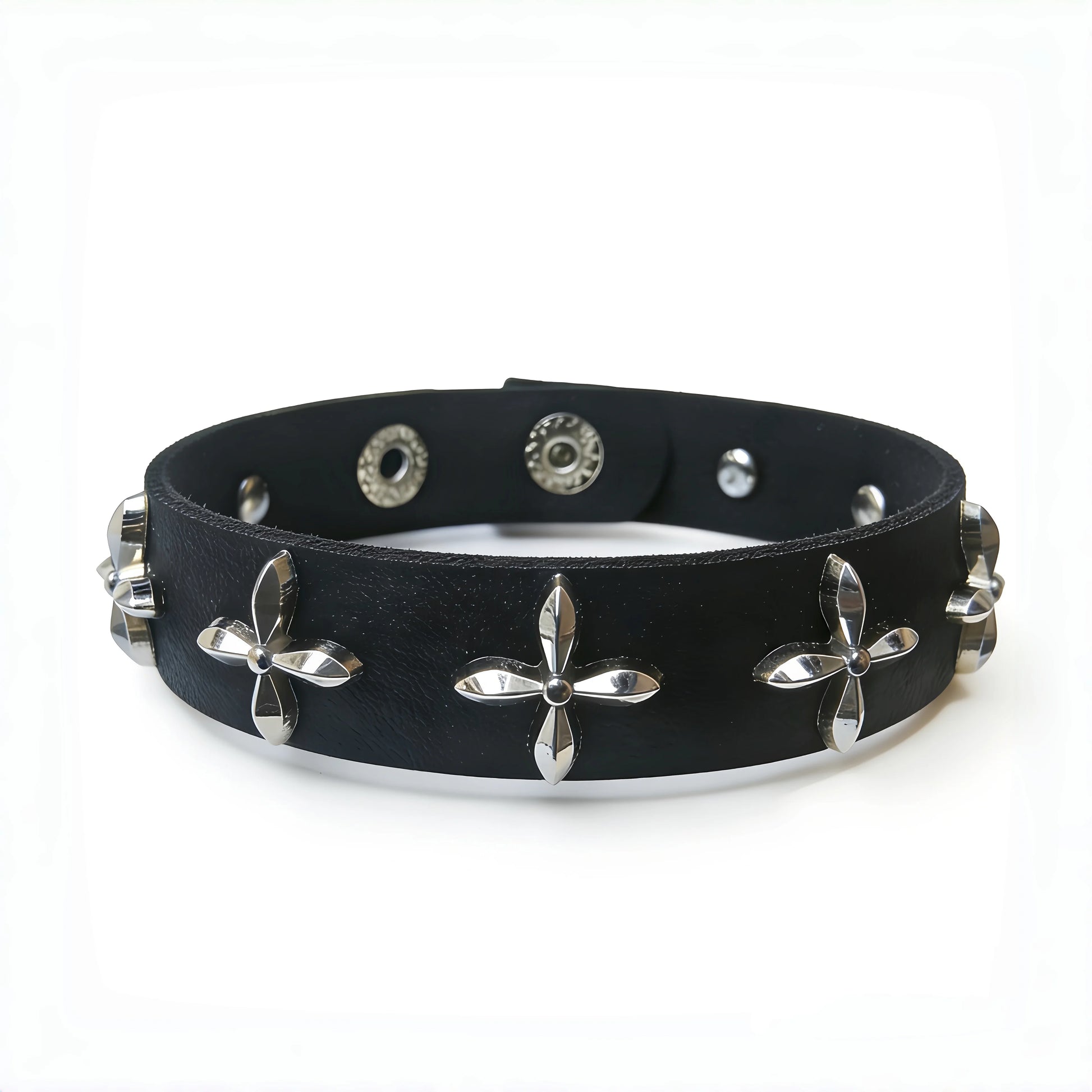 Punk Niet Stern PU Leder Armband Für Frauen Männer Hip Hop Gothic Dark Girl Rock Schmuck Anhänger Liebe Kette Hip Hop Zubehör So ist Leben