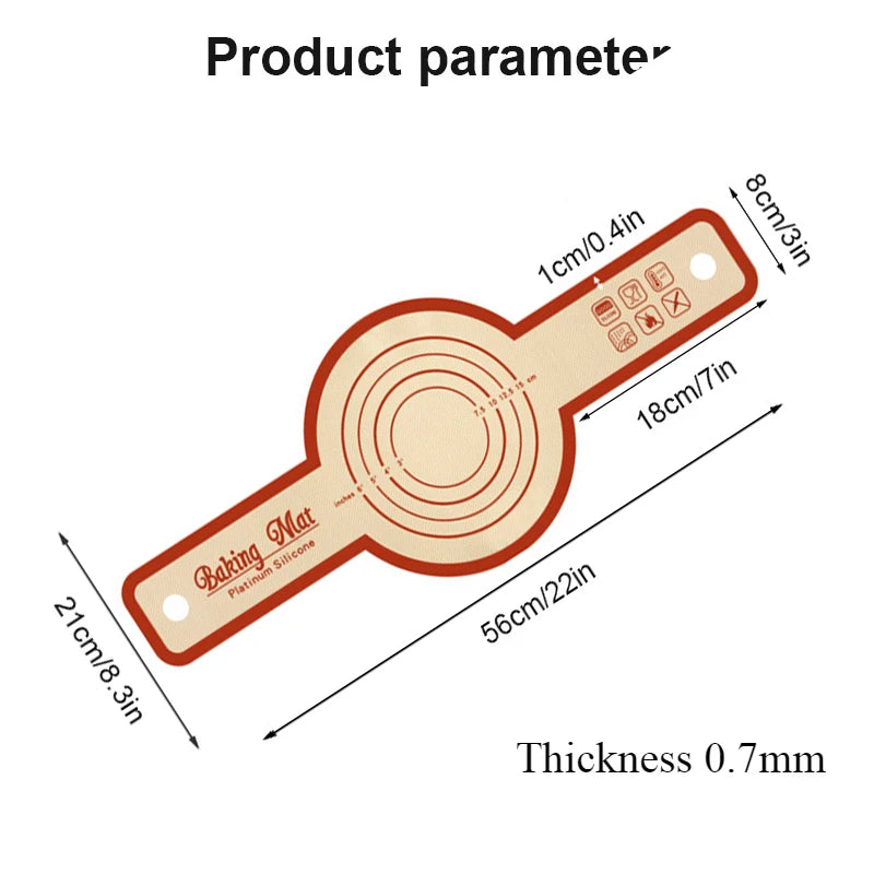 Wiederverwendbare Silikon‑Brotschlinge für Dutch Oven & Backen