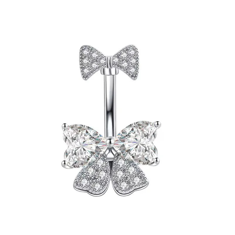 1PCS Rosa Krone Bauchnabel Ringe Schmuck Edelstahl Herz Nabel Piercing Barbell Kristall Nette Bauch Ringe Für Frauen Mädchen So ist Leben