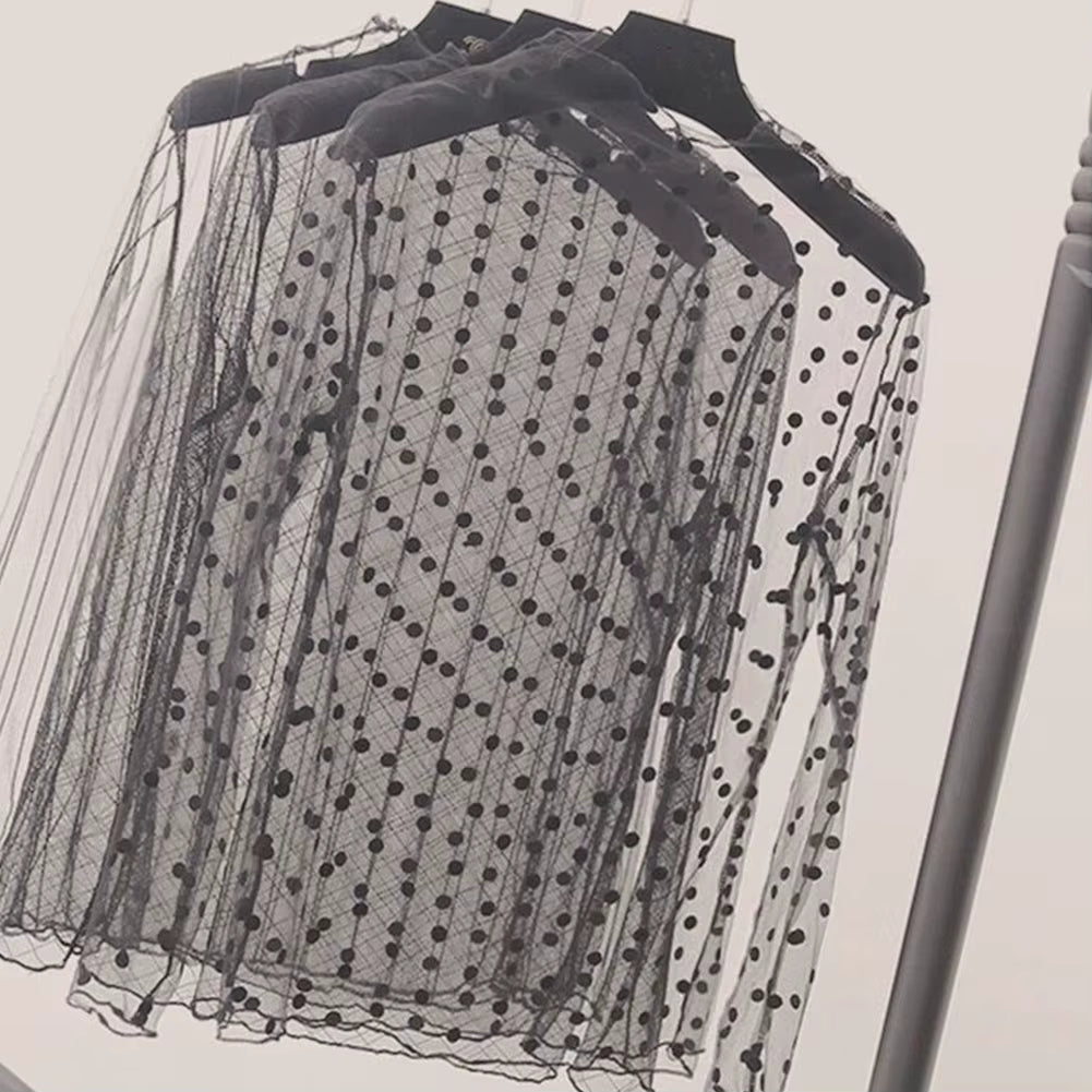 Damen Mesh Langarmshirt Modern mit Spitzenakzent So ist Leben