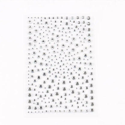 Selbstklebende Gesicht Dekoration Strass Aufkleber Musik Festival Halloween Party Telefon Kristall Aufkleber Kunst DIY Diamant Aufkleber So ist Leben