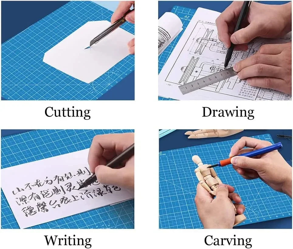 Langlebige A3/A4/A5 Multifunktionale Schneidematte Diy Handwerk Kunst Gravur Bord Papier Carving Pad Hohe Elastizität Zähigkeit So ist Leben