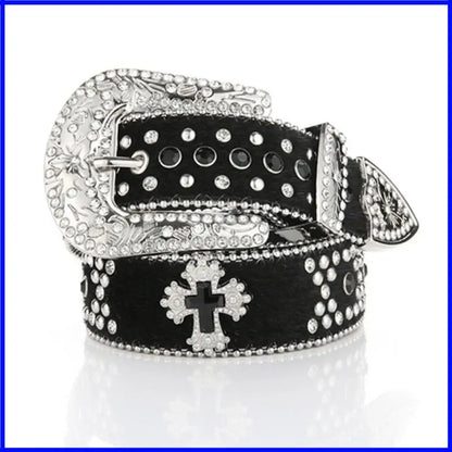 Glänzender Gürtel mit Strass-Schnalle, Damen-Mann-Teenager-Lokomotive-Gürtel für Jeansrock So ist Leben