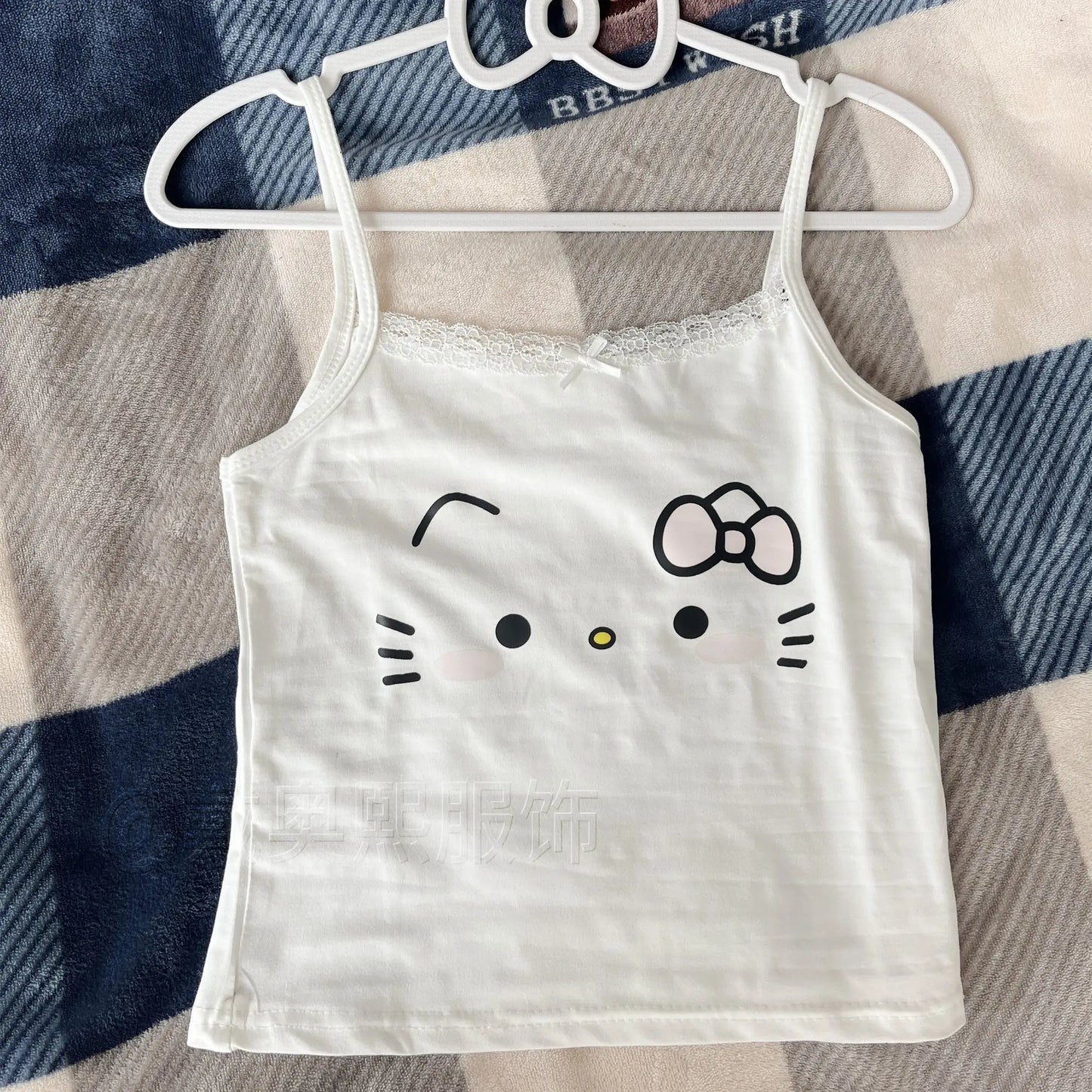 Hello‑Kitty Camis Top im modernen Cartoon Stil