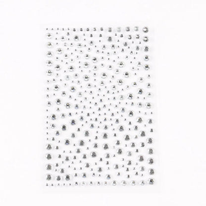 Selbstklebende Gesicht Dekoration Strass Aufkleber Musik Festival Halloween Party Telefon Kristall Aufkleber Kunst DIY Diamant Aufkleber So ist Leben