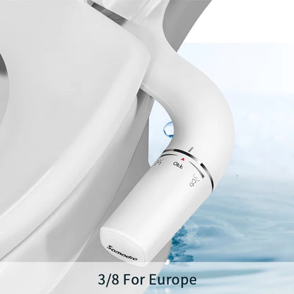 SAMODRA Rechts/Links Hand Toitet Bidet Sprayer Nicht Elektrische Dual Düse Bidet Wc-sitz Hygienische Dusche Für Badezimmer zubehör So ist Leben