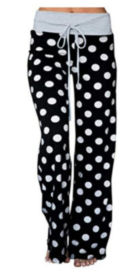 Fashionable Loose Lace Up Camouflage Printed Women's Pants - So ist Leben